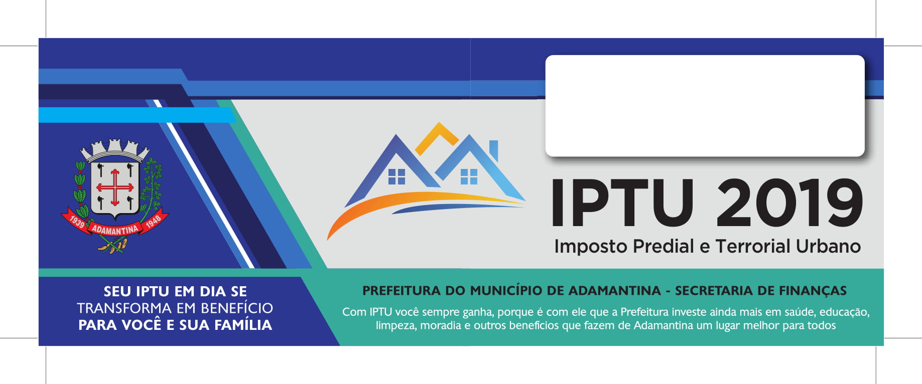 Carnês do IPTU começam a ser entregues Hoje (21)