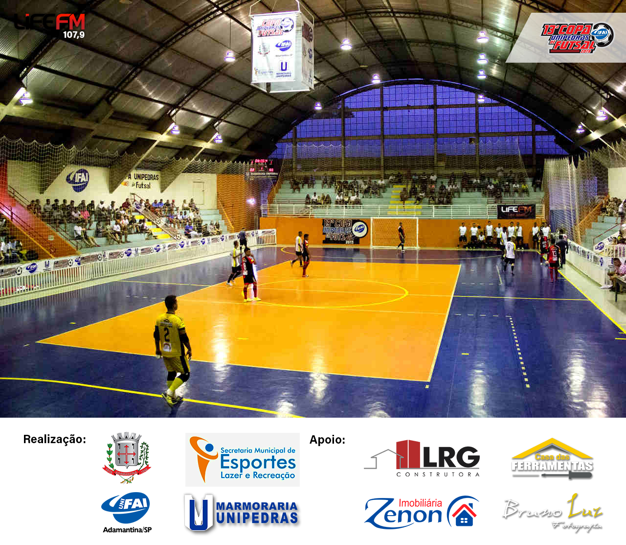 Definidos os semifinalistas da 13ª Copa Unipedras/UniFAI de Futsal