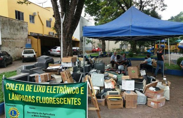 Lions Clube de Adamantina realiza Campanha do Lixo Eletrônico com sorteio de tablet e bicicleta