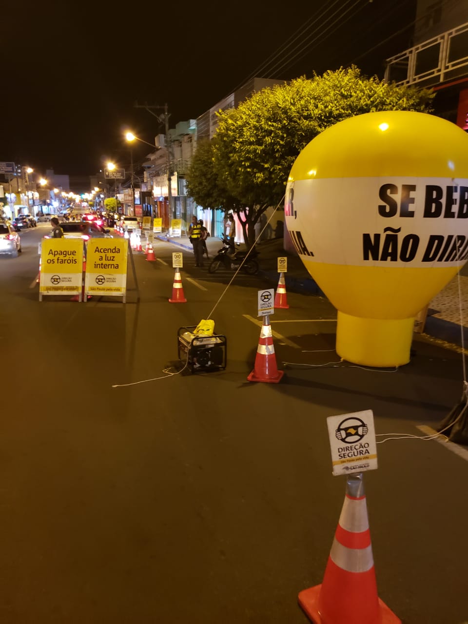 Operação Direção Segura Integrada em Dracena aborda 515 condutores