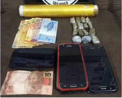 Polícia Militar prende traficante em Dracena e porções prontas para a venda