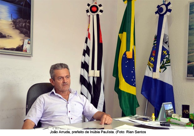 Prefeito de Inúbia Paulista veta projeto de reposição do próprio salário