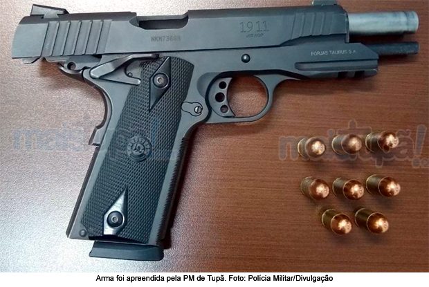 Polícia prende homem com arma de uso restrito das forças armadas em Tupã