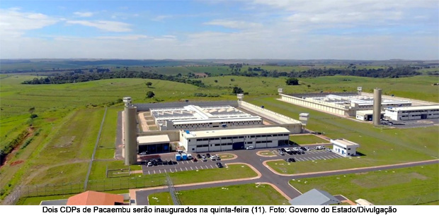 Com capacidade para 1,6 mil presos, Estado inaugura nesta quinta-feira dois novos presídios em Pacaembu