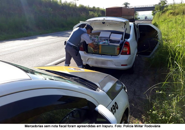 Fiscalização apreende mais de 14 mil relógios e óculos de sol vindos do Paraguai sem nota fiscal