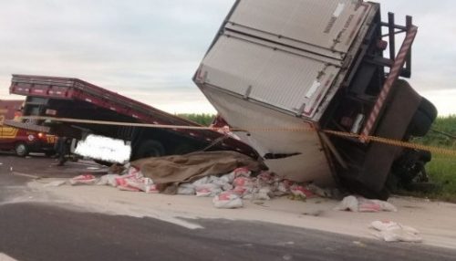 Morre a segunda vítima de acidente envolvendo dois caminhões na SP-425