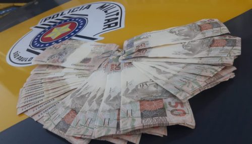 Homem é preso pela Polícia Rodoviária transportando dinheiro falso
