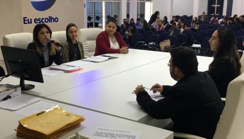 Curso de Direito da Unifai realiza audiências simuladas com alunos do 9º Termo