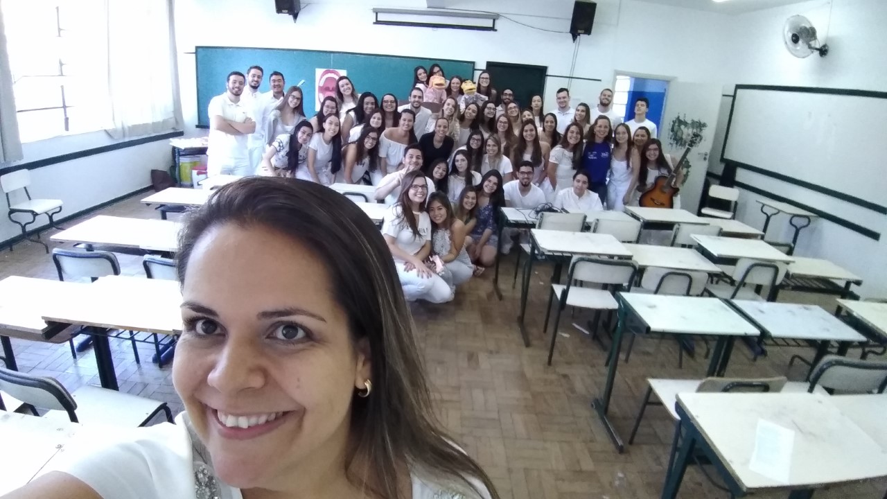 Odontologia e bolsistas do Residência Pedagógica desenvolvem ações lúdicas na escola Fleurides para prevenir câncer bucal