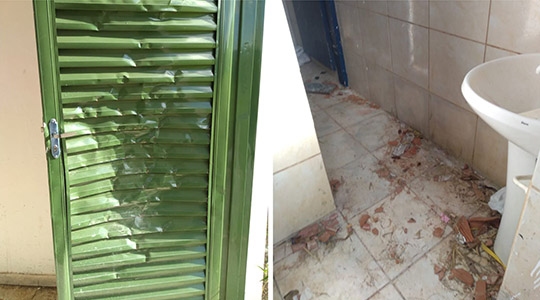 Atos de vandalismo no Estádio Municipal Antônio Goulart Marmo e na quadra do Projeto Asa de Adamantina