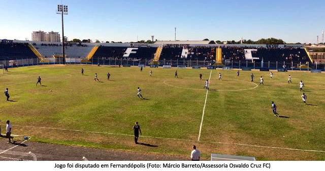 Osvaldo Cruz F.C. é derrotado em Fernandópolis