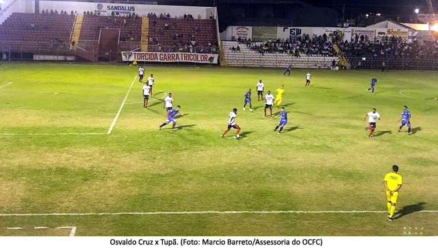 Osvaldo Cruz F.C. vence o Tupã, e conquista a 3ª vitória na Segundona