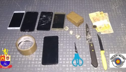 Dupla é presa pela Polícia Militar em Pacaembu, por tráfico de drogas