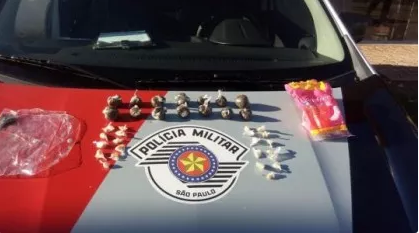 Polícia apreende carro de visitantes na vicinal do Presídio de Lucélia com quantidade considerável de drogas