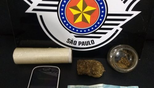 Polícia Militar prende homem por porte de entorpecente em Dracena