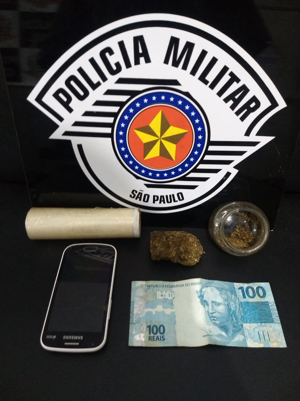 Polícia Militar prende homem por porte de entorpecente em Dracena