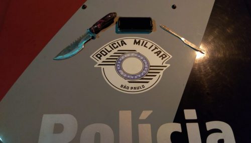Polícia Militar prende em flagrante dupla que cometeu roubo em Paulicéia