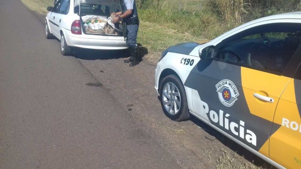 Polícia Rodoviária prende homem na SP 294 em Dracena transportando entorpecente