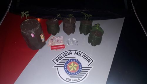 Policia Militar prende pai e filho em flagrante por tráfico e furto em Dracena