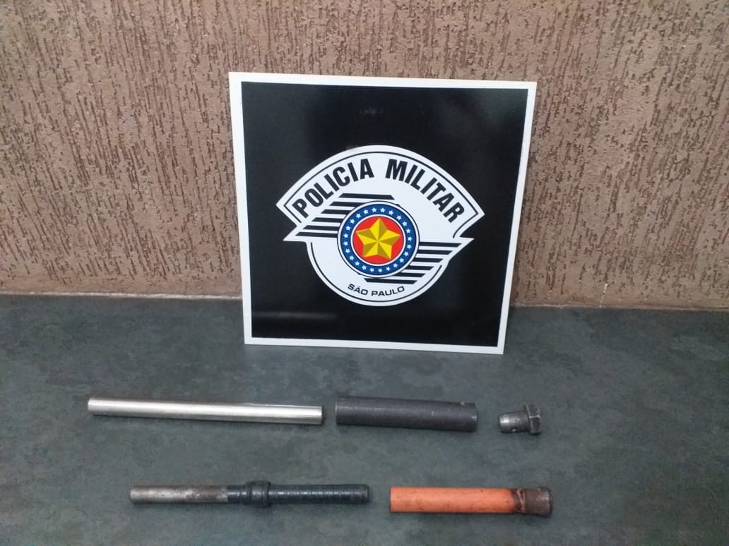 Polícia militar apreende objeto artesanal que poderia ser utilizado como arma de fogo em Junqueirópolis
