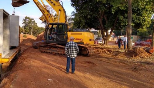 Prefeitura de Adamantina inicia nova fase da canalização no Parque dos Pioneiros