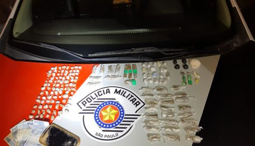 Homem é preso pela Polícia Militar por tráfico de drogas em Adamantina