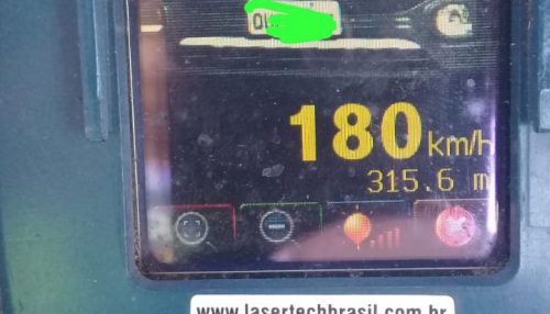 Polícia Rodoviária desenvolve ações para um trânsito mais seguro e flagra motoristas em excesso de velocidade