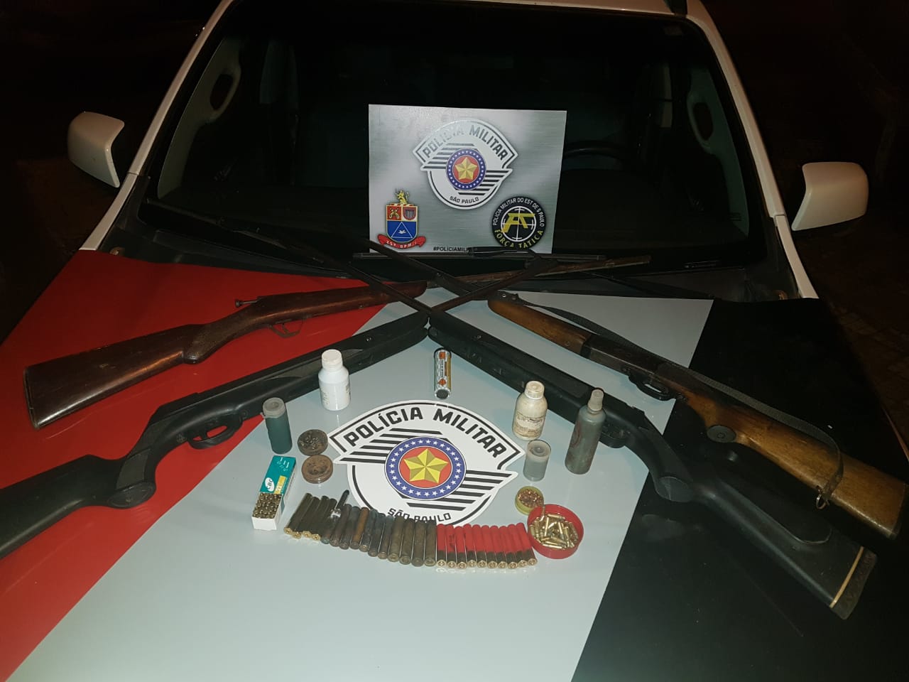 Policia Militar prende homem por Posse ilegal de arma de fogo em Ribeirão dos Índios