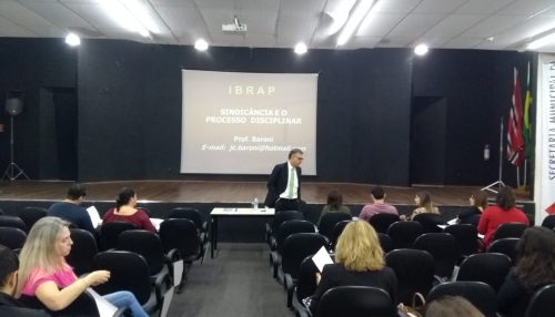 Servidores municipais de Adamantina participam de capacitação Sindicância e Processo Administrativo Disciplinar