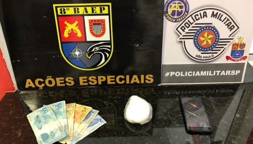Força Tática e Baep prendem homem por tráfico de drogas em Adamantina