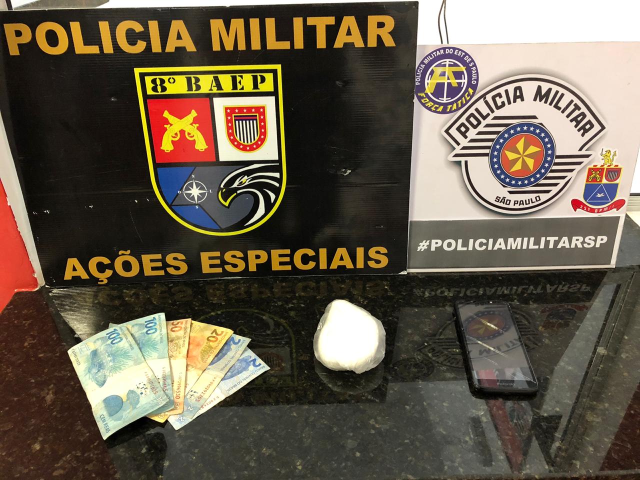 Força Tática e Baep prendem homem por tráfico de drogas em Adamantina