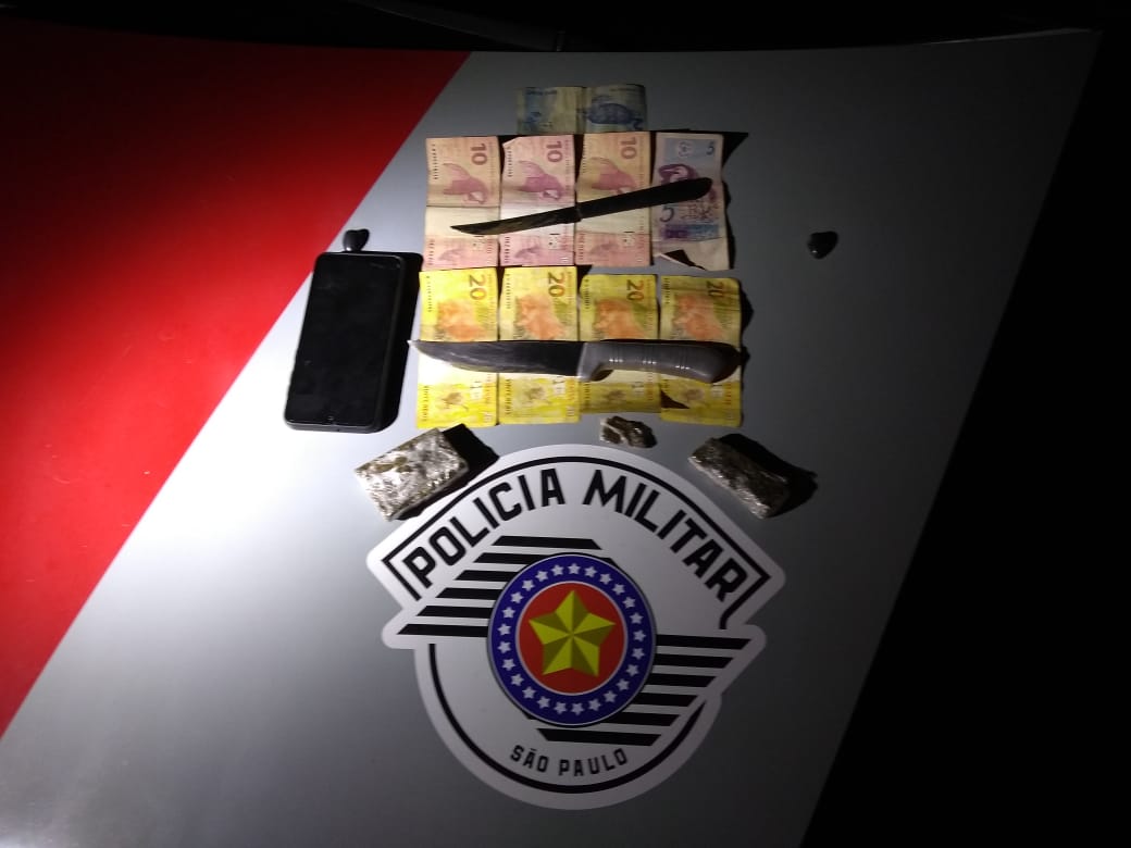 Polícia Militar prende vendedor e fornecedor de drogas em Adamantina