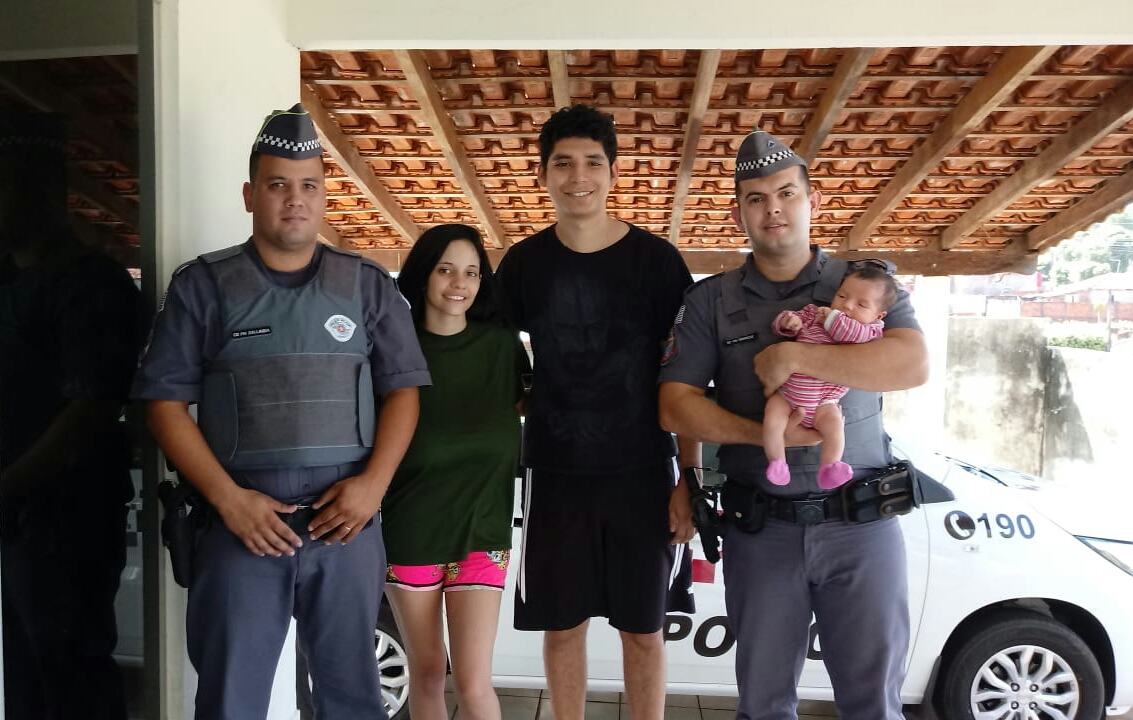 Policiais Militares como anjos da guarda 24 horas de plantão salvam bebê com engasgamento em Mariápolis