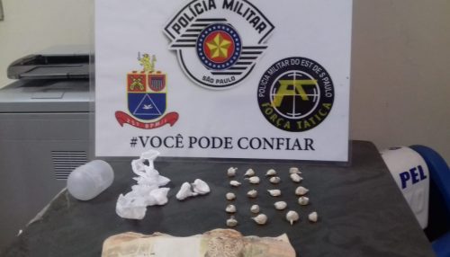 Polícia Militar prende homem por tráfico de drogas em Junqueirópolis