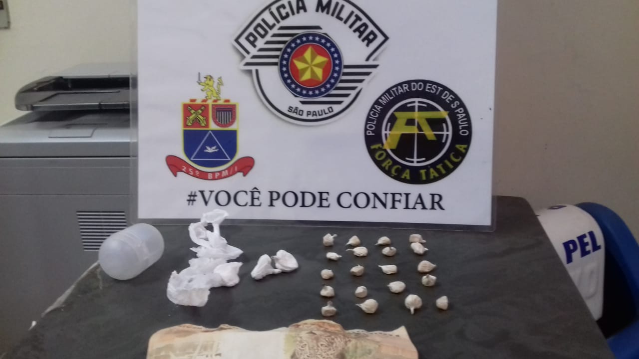 Polícia Militar prende homem por tráfico de drogas em Junqueirópolis