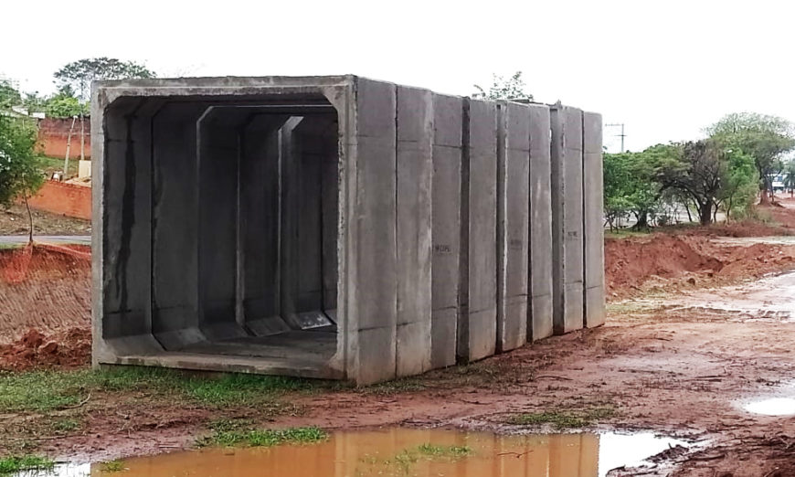 Nova galeria do Parque dos Pioneiros caminha para a fase final de implantação