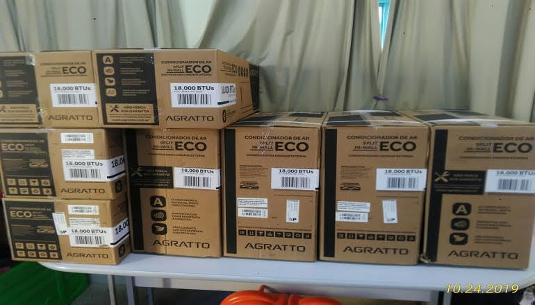 Secretaria de Educação de Adamantina entrega aparelhos de ar condicionado para todas as creches do município