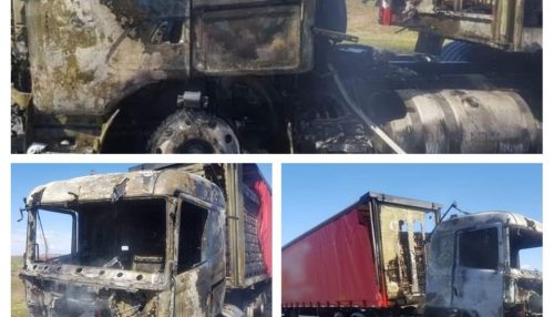 Caminhão de cerveja pega fogo em rodovia de Paraguaçu Paulista