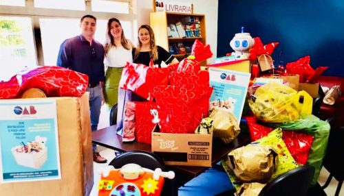OAB de Adamantina arrecada e doa mais de 400 brinquedos na campanha “Faça uma criança feliz 2019”