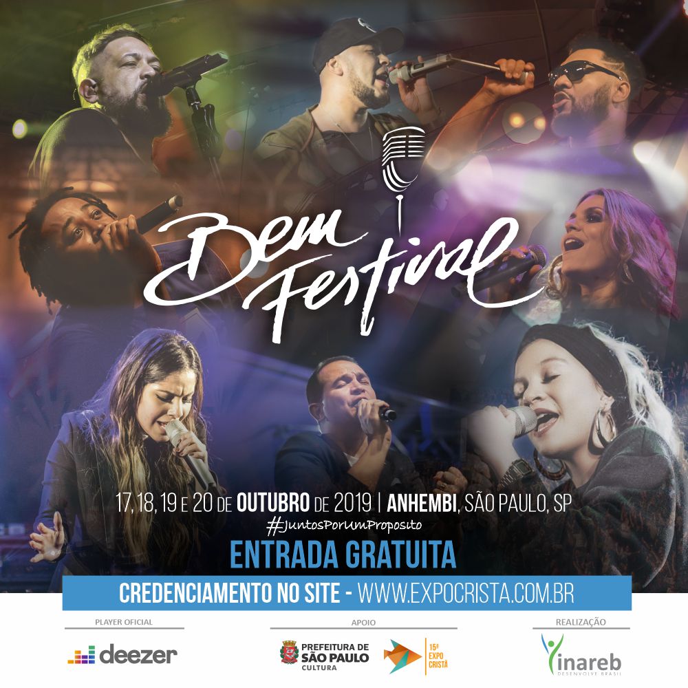 Expo Cristã recebe Bem Festival no palco principal
