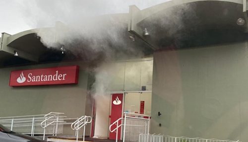 Fumaça em agência bancária de Adamantina assusta moradores