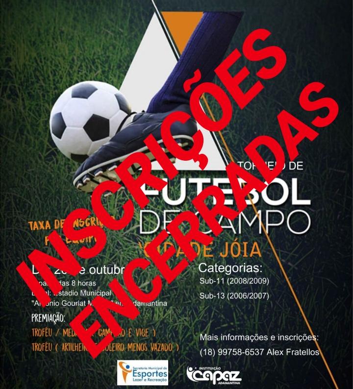 Onze Equipes confirmam participação no Torneio de Futebol de Campo 