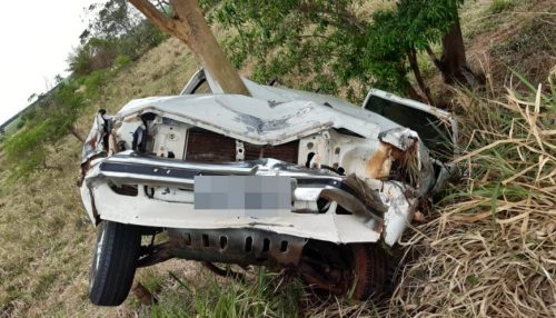 PM prende morador de Ouro Verde em Dracena após furtar Belina e bater em árvore