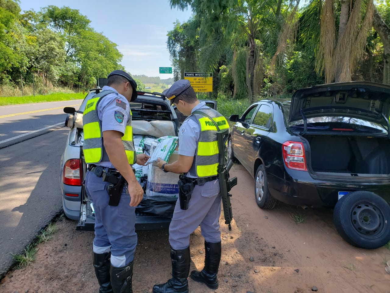 Polícia Rodoviária apreende quase meia tonelada de agrotóxicos de origem suspeita