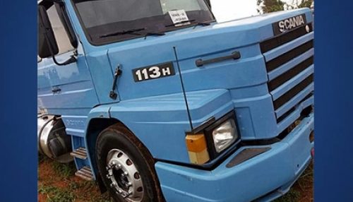 Scania é levada por assaltantes em restaurante na SP-294 em Iacri