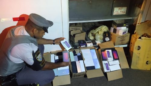 Motorista de ônibus de turismo é detido por Descaminho transportando vários produtos oriundos do Paraguai