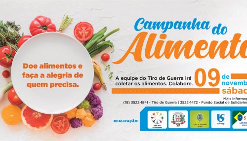 Fundo Social de Solidariedade de Adamantina em parceria com o Lar dos Velhos, realiza Campanha do Alimento 2019