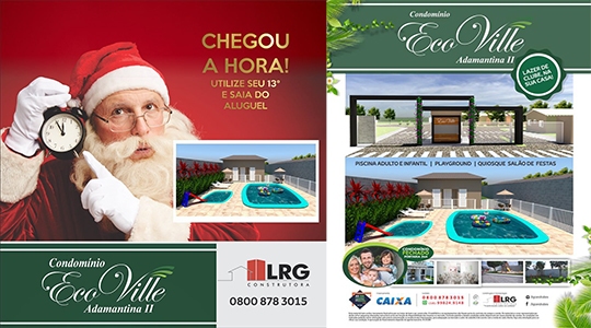 Condomínio EcoVille II: utilize o 13º e saia do aluguel