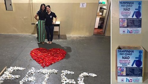 Campanha Tampinha Legal promovida na Fatec Adamantina por aluna conquista 10 cadeiras de rodas