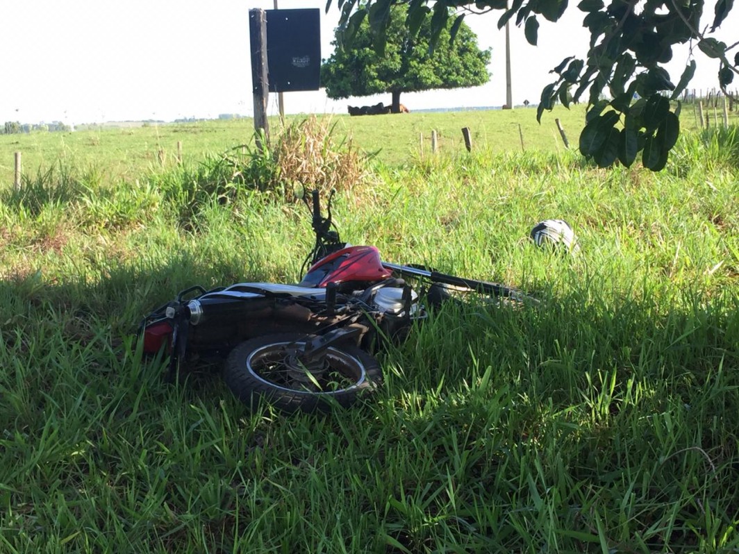 Motociclista tem pé amputado em acidente pela Vicinal que liga Sagres a Inúbia Paulista